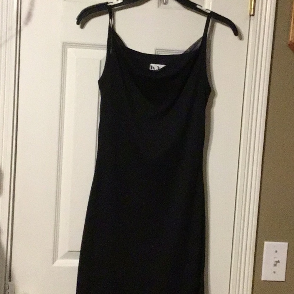 Black cocktail dress